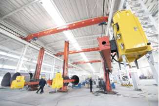 Soldadura automática con brazo transversal