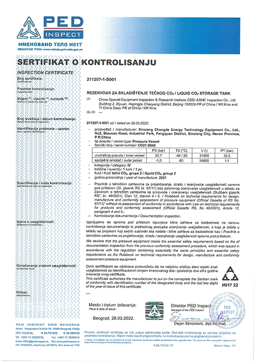 Certificación AAA de Serbia